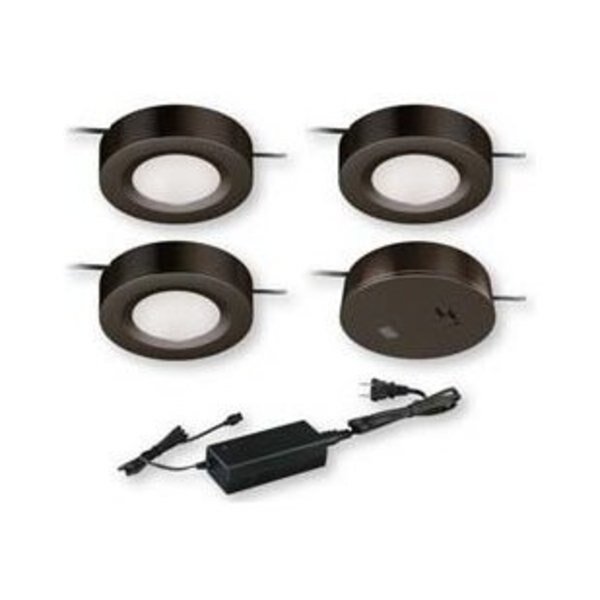 Dual Mount Instalux® Under Cabinet Puck Light 3-Pack Kit, Vaxcel, Mfr#: X0060